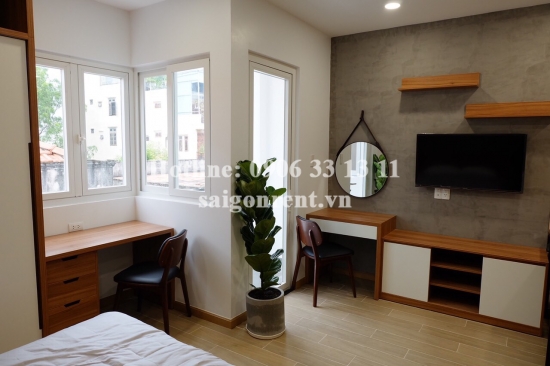 Nice serviced studio apartment with balcony for rent on Tran Nao street, Binh An Ward, District 2 - 38sqm - 530 USD