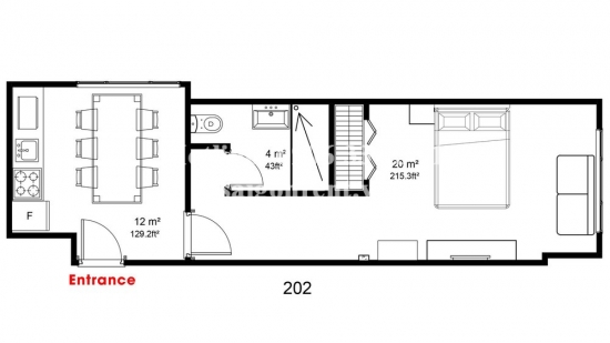 Serviced apartment 01 bedroom  for rent on Nguyen Van Huong street, Thao Dien Ward, District 2 - 36sqm - 570 USD