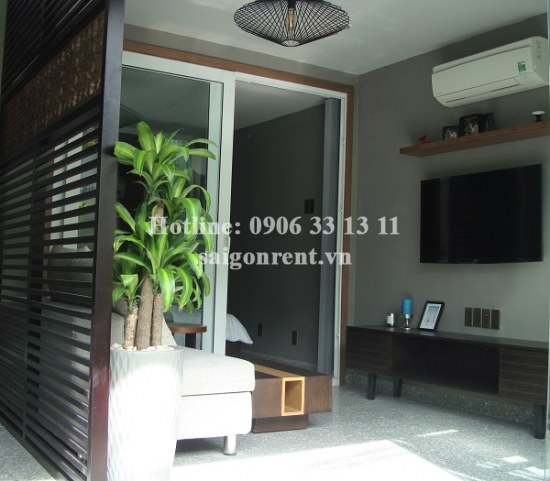 Serviced apartment 02 bedrooms on ground floor for rent on Nguyen Van Huong street, District 2 - 60sqm - 650 USD