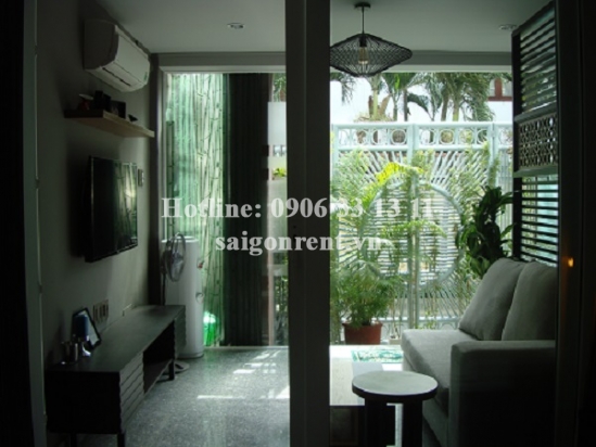 Serviced apartment 02 bedrooms on ground floor for rent on Nguyen Van Huong street, District 2 - 60sqm - 650 USD