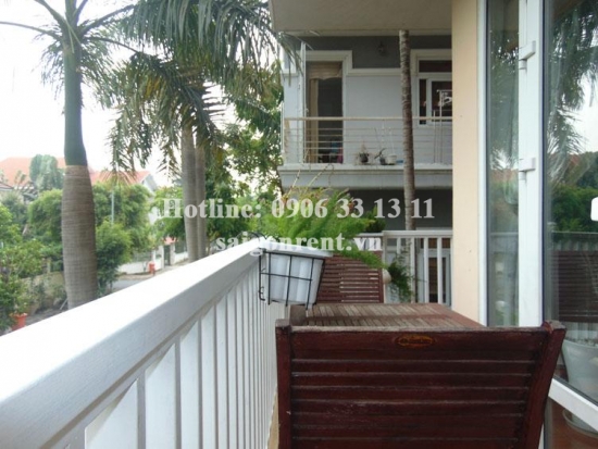 Serviced apartment 02 bedrooms with balcony for rent on Nguyen Van Huong street, Thao Dien Ward, District 2 - 90sqm - 850 USD
