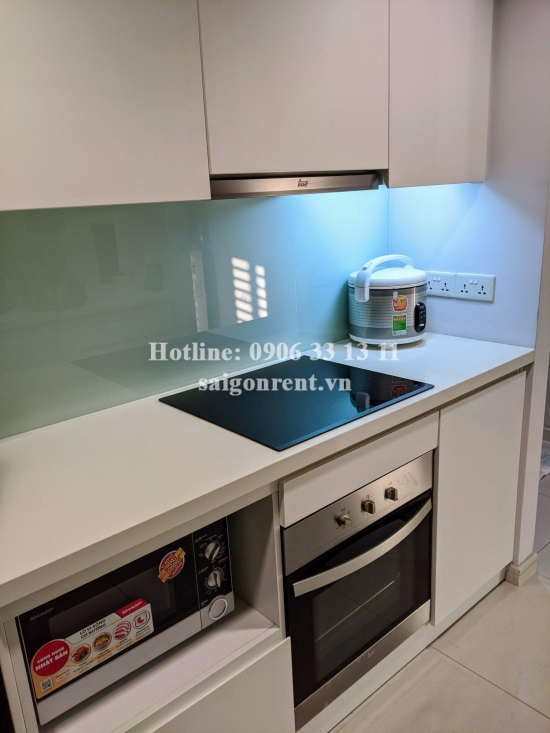 City Garden Building - Apartment 02 bedrooms on 8th floor for rent on Ngo Tat To street, Binh Thanh District - 102sqm - 1500 USD