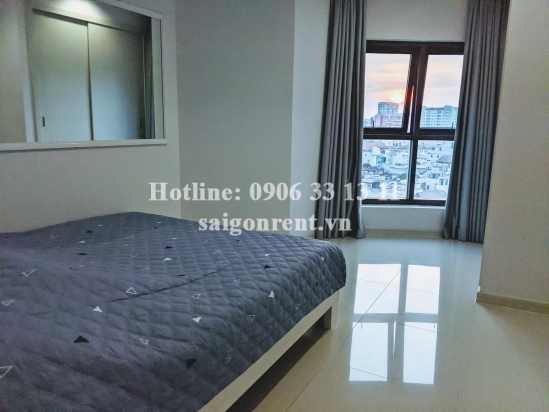 City Garden Building - Apartment 02 bedrooms on 8th floor for rent on Ngo Tat To street, Binh Thanh District - 102sqm - 1500 USD