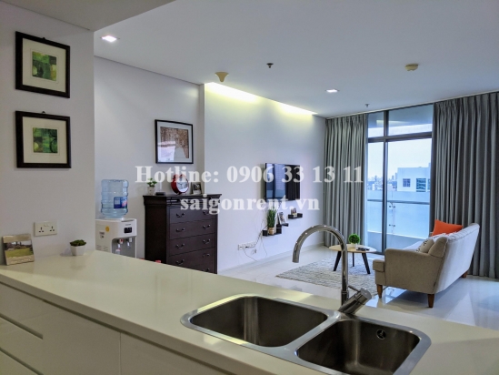 City Garden Building - Apartment 02 bedrooms on 8th floor for rent on Ngo Tat To street, Binh Thanh District - 102sqm - 1500 USD