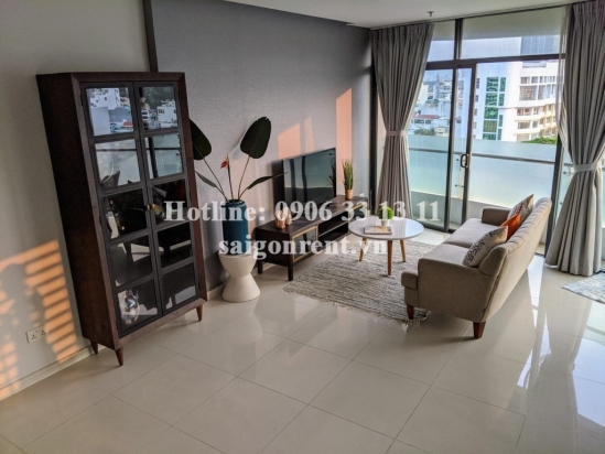 City Garden Building - Apartment 02 bedrooms on 8th floor for rent on Ngo Tat To street, Binh Thanh District - 102sqm - 1500 USD