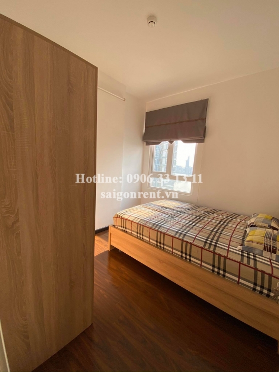 Riverside 90 Building - Apartment 02bedrooms on 23th floor for rent at 90 Nguyen Huu Canh street, Binh Thanh District - 65sqm - 600 USD