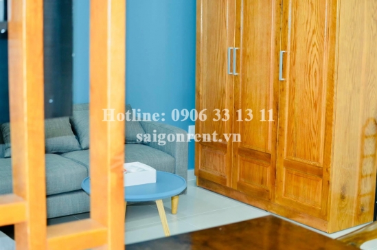 Nice serviced studio apartment 01 bedroom with balcony for rent on Nguyen Ba Huan street, Thao Dien Ward, District 2 - 37sqm - 450 USD