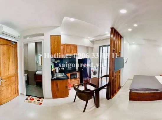 Nice serviced studio apartment 01 bedroom with balcony for rent on Nguyen Ba Huan street, Thao Dien Ward, District 2 - 37sqm - 450 USD