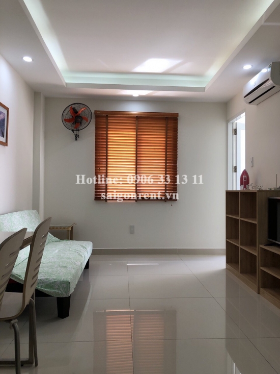 Nice serviced apartment 01 bedroom with balcony for rent on Hung Gia 1 street, Phu My Hung area, District 7 - 40sqm - 430USD( 10 millions VND)