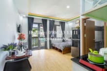 FOR LEASE SERVICED APARTMENT/ CHO THUÊ CĂN HỘ DỊCH VỤ for rent in Binh Thanh District - Serviced studio aparment 01 bedroom with balcony for rent on Dinh Bo Linh Street, Binh Thanh District - 35sqm - 500 USD( 11.5 Millions VND)