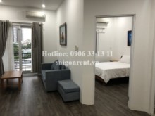 Serviced Apartments/ Căn Hộ Dịch Vụ for rent in Binh Thanh District - Beautiful serviced apartment 01 bedroom separate living room with balcony for rent on Nguyen Huu Canh street - Binh Thanh District - 55sqm - 500 USD