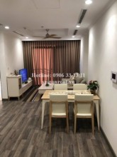 FOR LEASE APARTMENT / CHO THUÊ CĂN HỘ for rent in Binh Thanh District - Vinhomes Central Park Building - Beautiful apartment 02 bedrooms on 24th floor for rent on Nguyen Huu Canh Street, Binh Thanh district - 79sqm - 1000 USD