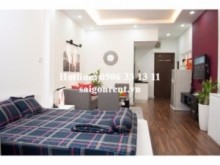 FOR LEASE SERVICED APARTMENT/ CHO THUÊ CĂN HỘ DỊCH VỤ for rent in District 3 - Beautiful apartment for rent in Nguyen Thi Minh Khai street, Next to Tao Dan Park, Center District 3, 01 bedroom  with balcony, 45sqm: 500 USD