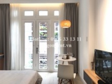 FOR LEASE SERVICED APARTMENT/ CHO THUÊ CĂN HỘ DỊCH VỤ for rent in District 1 - Nice serviced studio apartment 01 bedroom with balcony on Cach Mang Thang Tam street, Center District 1- 30sqm, Ben Thanh ward, 700 USD