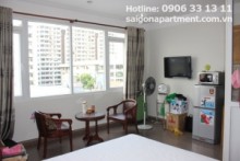 FOR LEASE SERVICED APARTMENT/ CHO THUÊ CĂN HỘ DỊCH VỤ for rent in Binh Thanh District - Studio serviced apartment 01 bedroom for rent in Pham Viet Chanh street, Binh Thanh district, 5mins drive to center district 1. 500 USD