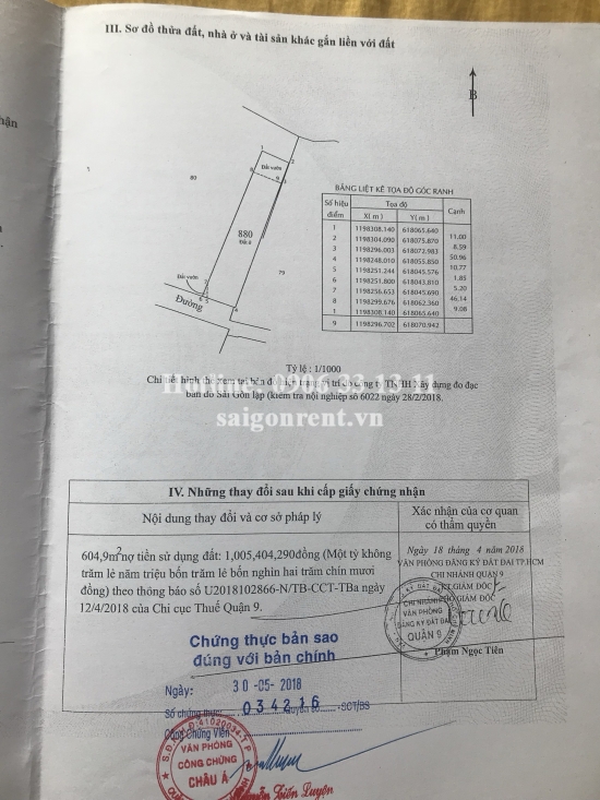 Bán Đất Sông Trao Trảo 708m2 đường Nguyễn Xiển. Phường Long Thạnh Mỹ. Quận 9 - 12m x 51m - Bán Giá 36 Tỷ