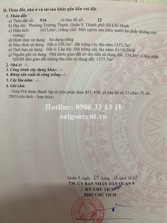 Bán Đất Ngay Sông KDC Đông Tăng Long, Phường Trường Thạnh, Quận 9- TP Thủ Đức- 28m x 56m, - Bán Giá : 35 Tỷ