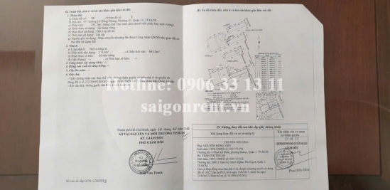 BÁN ĐẤT MẶT TIỀN ĐƯỜNG LÊ HỒNG PHONG- 477 Lê Hồng Phong, Phường 2, Quận 10- 12m X 38m - 220 Tỷ