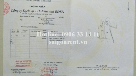Bán biệt thự sông Thảo Điền, Khu Compound Eden 153 Nguyễn Văn Hưởng, phường  Thảo Điền, Quận 2, diện tích 746m2, giá bán 180 tỷ