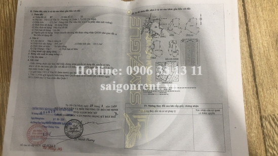 Bán nhà 350/2 Đường Lê Văn Sỹ, Phường 14, Quận 3, TP. Hồ Chí Minh, diện tích 273,5m2, Giá bán 72 tỷ