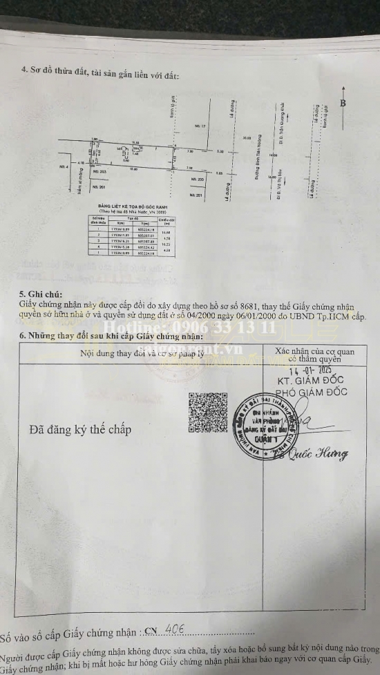 Bán nhà 205 Đinh Tiên Hoàng, Phường Tân Định, Quận 1, diện tích 74 m², giá bán 38 tỷ