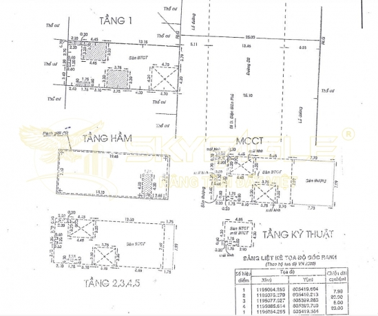 Bán nhà 153-155 Nguyễn Gia Trí, Phường 25, Quận Bình Thạnh, diện tích 159,9m2, Giá Bán 135 Tỷ