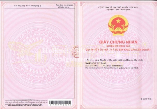 Bán nhà 236 Pasteur, phường Võ Thị Sáu, Quận 3, diện tích 434,5m2, giá bán 400 tỷ