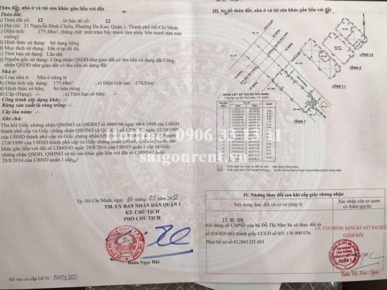 Bán nhà 21 Nguyễn Đình Chiểu, Phường ĐaKao, Quận 1, diện tích 175,48m2, giá bán 120 tỷ