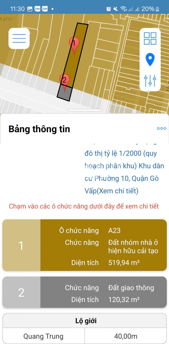 Bán nhà 136A-138 Quang Trung, Phường 10, Quận Gò Vấp, diện tích 1581m2, giá bán 237 tỷ 
