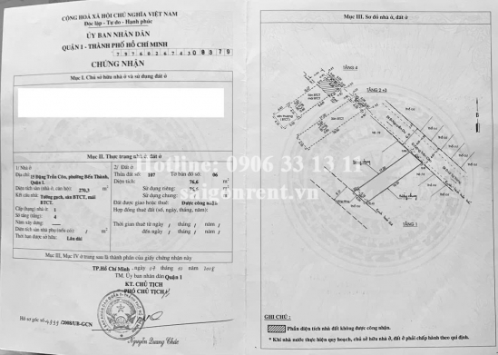 Bán nhà 15-17 Đặng Trần Côn, Phường Bến Thành, Quận 1, diện tích 154,3m2, giá bán 70 tỷ