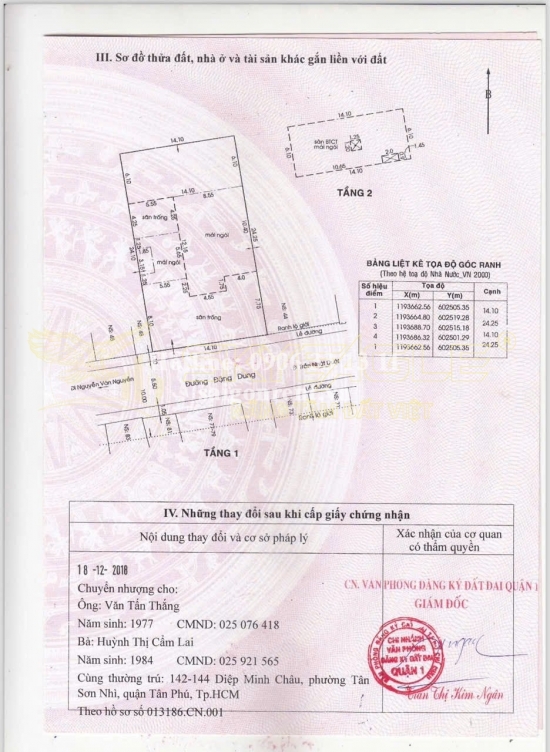 Bán nhà 46 Đặng Dung, phường Tân Định, Quận 1, diện tích 340,87m2, giá bán 170 tỷ
