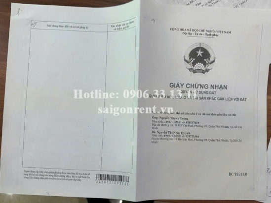 Bán biệt thự 202-204 Hoa Lan, Phường 2, Quận Phú Nhuận, diện tích 256m2, giá bán 110 tỷ