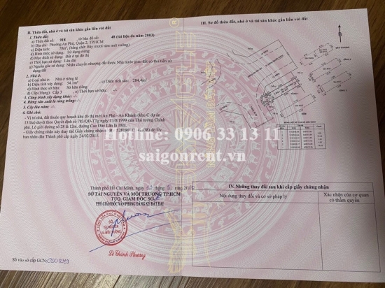 Bán nhà 61A Cao Đức Lân, Phường An Phú, Quận 2, diện tích 144,1m2, Giá bán 45 Tỷ