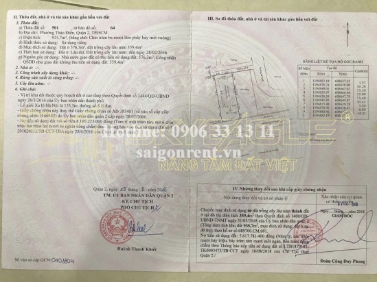 Bán đất 175 Võ Nguyên Giáp, phường Thảo Điền, Quận 2, diện tích 935,7m2, giá bán 450 tỷ