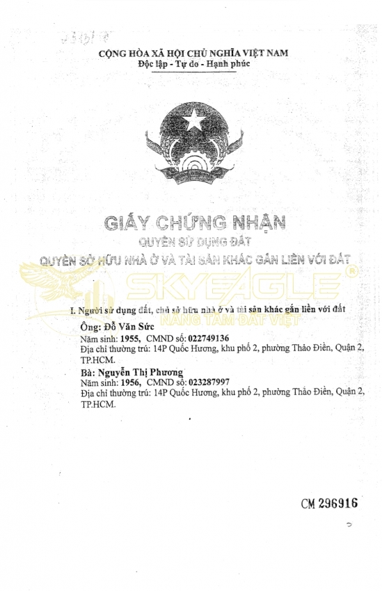 Bán nhà số 7 Đường Số 6, Phường Thảo Điền, Quận 2, diện tích 725m2, Giá Bán 125 Tỷ