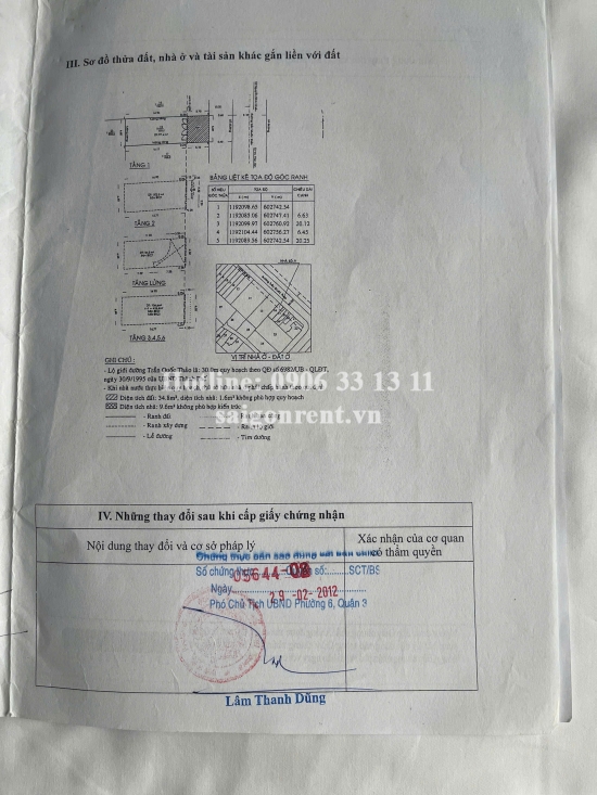 Bán nhà 9 Trần Quốc Thảo, phường Võ Thị Sáu, Quận 3, diện tích 119,6m2, giá bán 80 tỷ