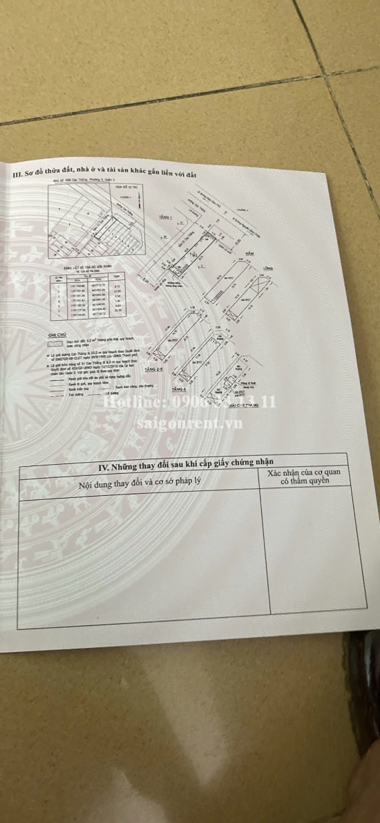 Bán nhà 49B Cao Thắng, phường 3, Quận 3, diện tích 98,6m2, giá bán 75 Tỷ