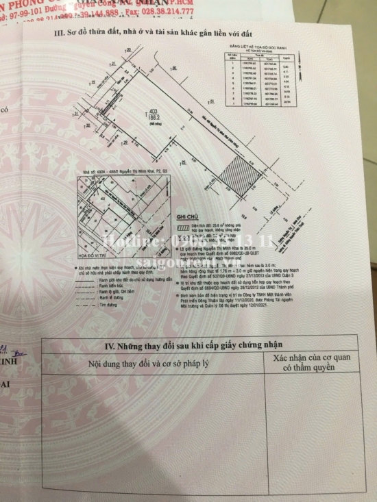 Bán nhà 490A-488/2 Nguyễn Thị Minh Khai, phường 2, Quận 3, diện tích 160,4m2, giá bán 78 tỷ