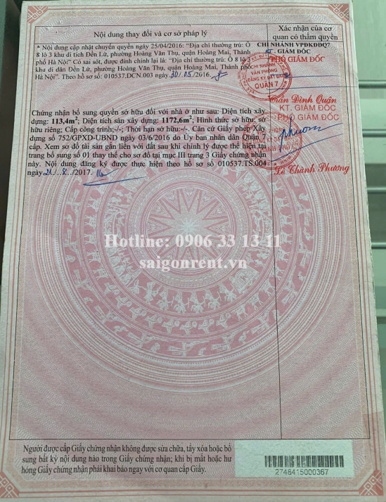 Bán nhà B8 Cao Thị Chính, phường Phú Thuận, Quận 7, diện tích 168m2, giá bán 50 tỷ