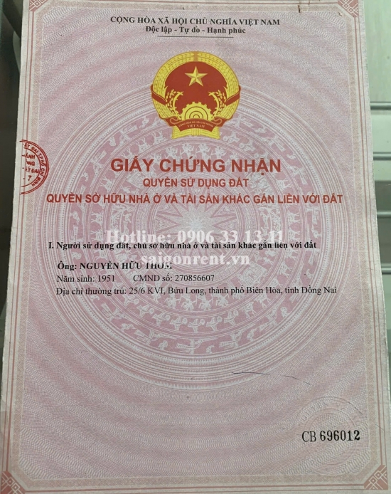 Bán nhà B8 Cao Thị Chính, phường Phú Thuận, Quận 7, diện tích 168m2, giá bán 50 tỷ