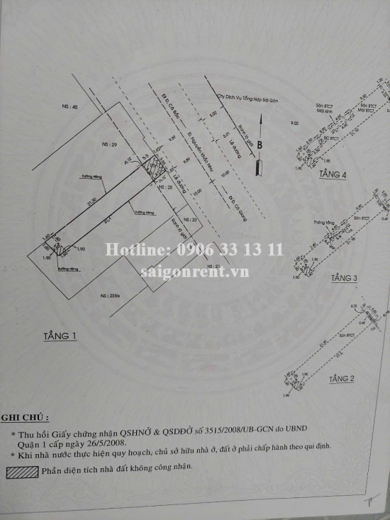 Bán nhà 25-27 Nguyễn Khắc Nhu, phường Cô Giang, Quận 1, diện tích 290,3m2, giá bán 185 tỷ 
