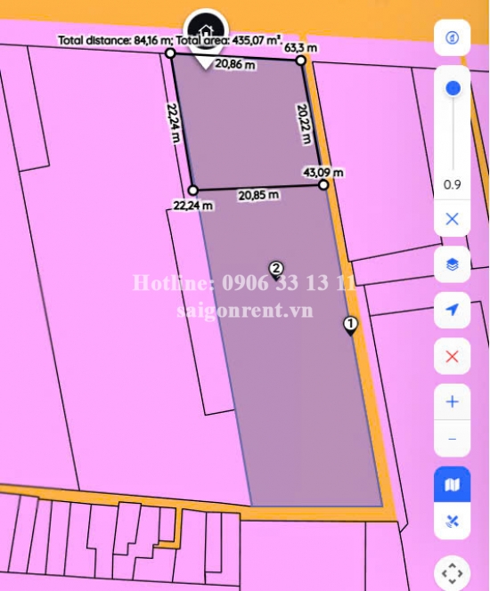 Bán nhà 47 Nguyễn Thị Thập và 45/2 Nguyễn Thị Thập, phường Tân Phú, Quận 7, diện tích 1.472,45m2, giá bán 180 tỷ