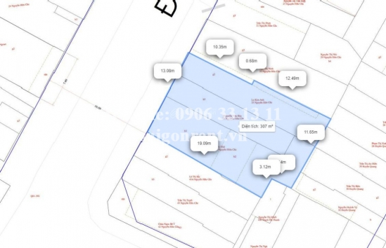 Bán nhà 35-37-39-41 Nguyễn Hữu Cầu, phường Tân Định, Quận 1, diện tích 308m2, giá bán 150 tỷ