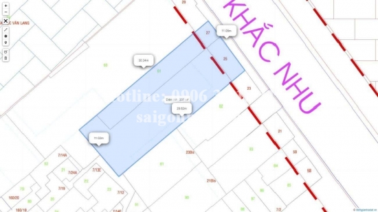Bán nhà 25-27 Nguyễn Khắc Nhu, phường Cô Giang, Quận 1, diện tích 290,3m2, giá bán 185 tỷ 