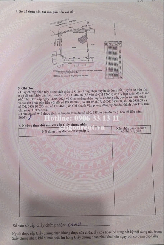 Bán đất 1056 Phạm Văn Đồng, phường Hiệp Bình Chánh, Quận Thủ Đức, diện tích 1300m2, giá bán 185 tỷ