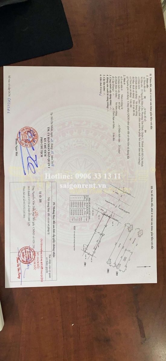 Bán nhà 35-37-39-41 Nguyễn Hữu Cầu, phường Tân Định, Quận 1, diện tích 308m2, giá bán 150 tỷ