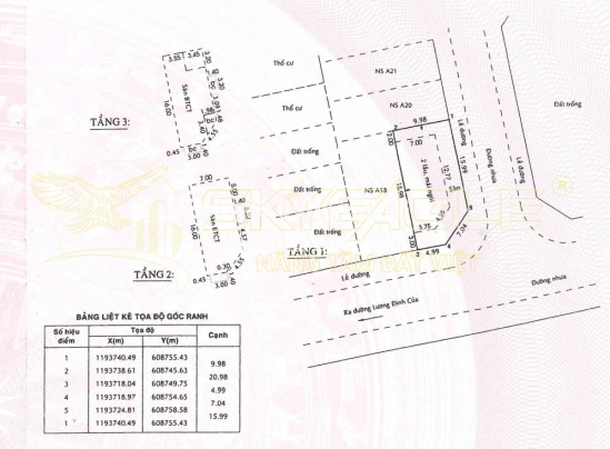 Bán nhà 3 đường số 43, phường An Phú, Quận 2, diện tích 197m2, giá bán 45 tỷ