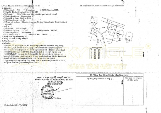 Bán nhà 12 đường số 20, phường Bình An, Quận 2, diện tích 582m2, giá bán 150 tỷ