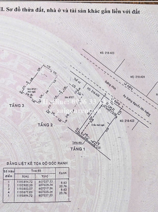 Bán nhà 216/3/19 Nguyễn Văn Hưởng, phường Thảo Điền, Quận 2, diện tích 200m2, giá bán 72 tỷ