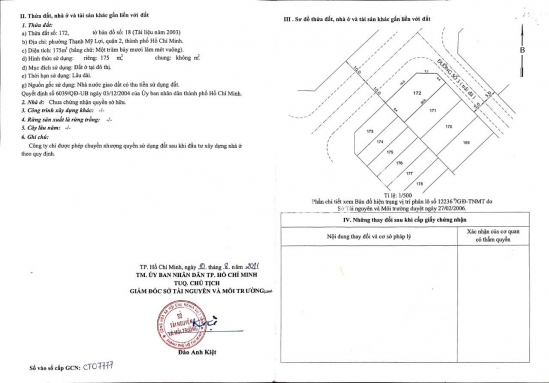 Bán nhà 30 Nguyễn Địa Lô, phường Thạnh Mỹ Lợi, Quận 2, diện tích 175m2, giá bán 49 tỷ